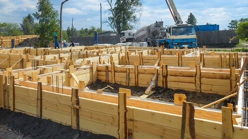 Ленточный фундамент для дома в Столбцах