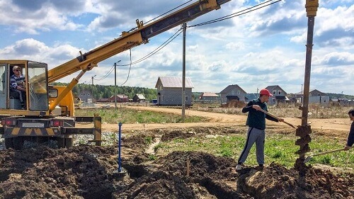 Свайно-ростверковый фундамент в Столбцах
