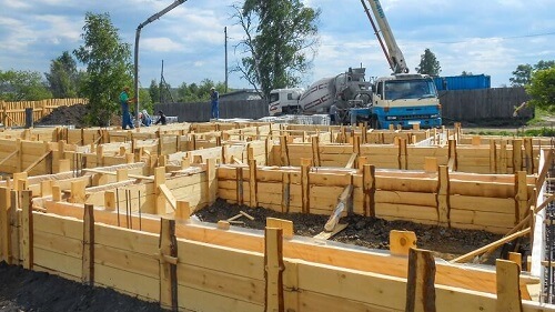 Свайный фундамент с ростверком в Столбцах